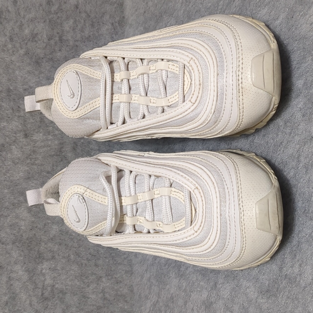 Nike Air Max 97 triple white size youth 4Y , women's 5.5 - Picture 2 of 8